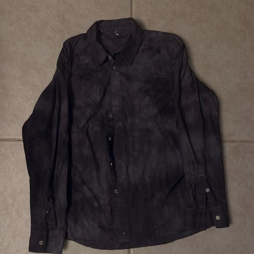 (2011–2015) Authentic Affliction Button-Up Shirt — 2X (XXL)